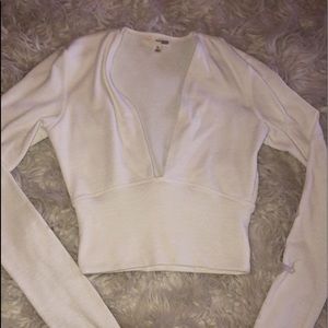 Wilfred free crop white top. Size XS